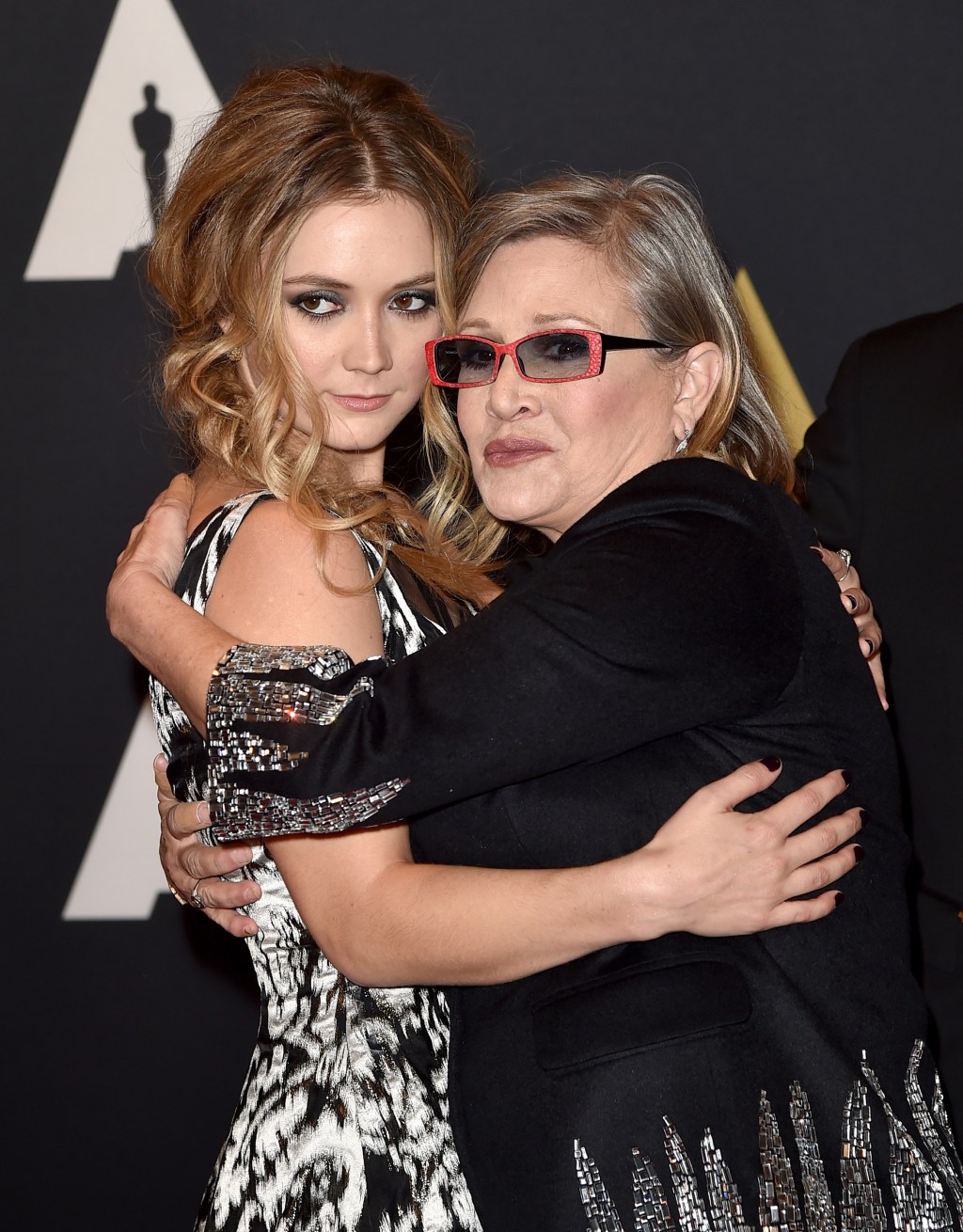 Carrie Fisher and Billie Lourd.