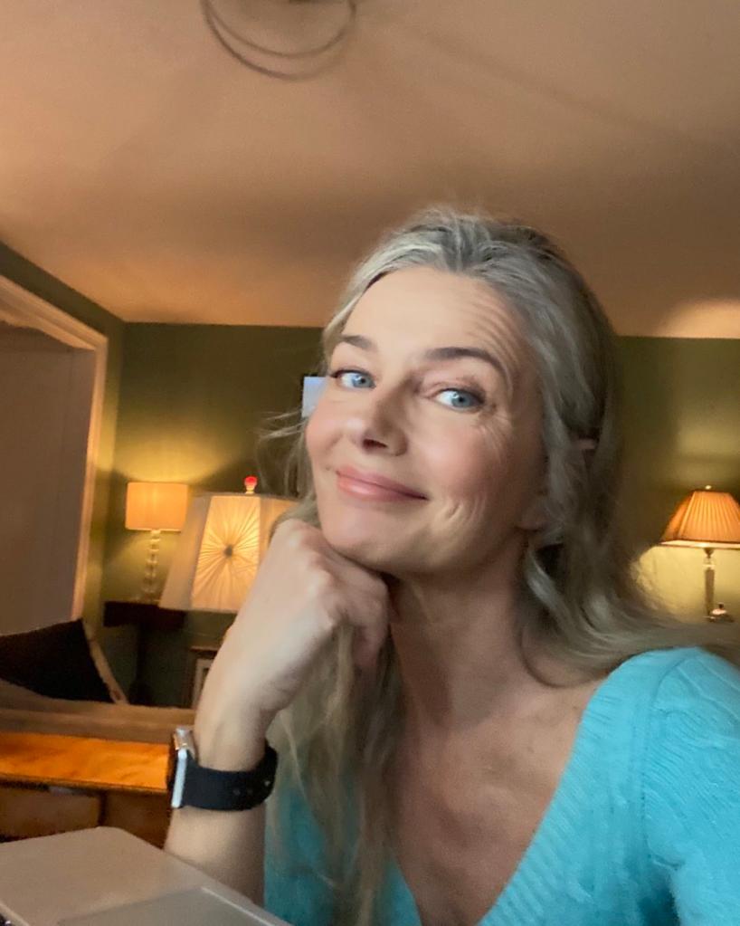 Paulina Porizkova in a selfie.