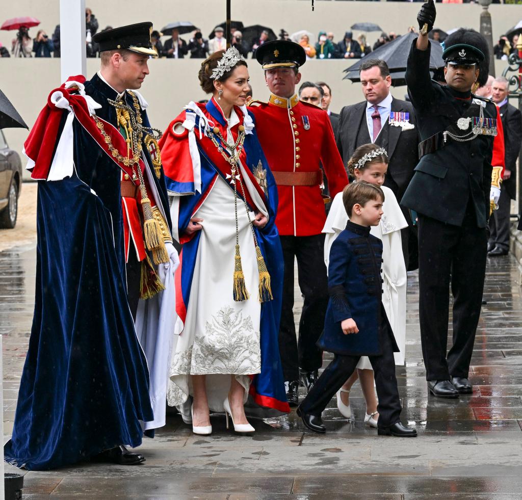 The coronation of King Charles III and Queen Camilla at Westminster Abbey, London.