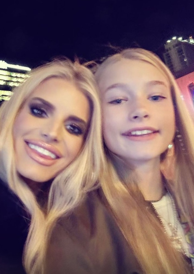 Jessica Simpson and daughter Maxwell