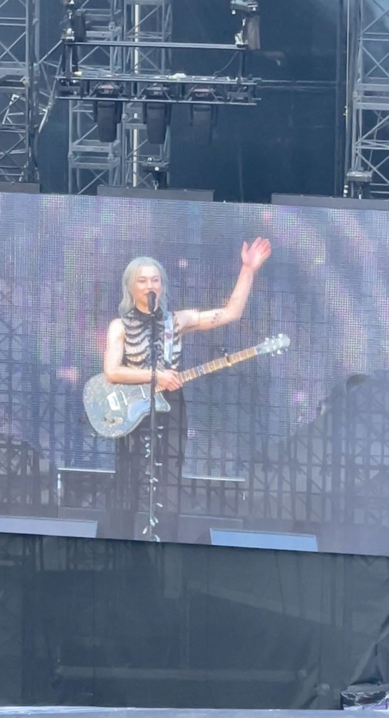 Fans at Taylor Swift’s Eras Tour stop in Nashville went wild after Phoebe Bridgers welcomed Matty Healy to the stage Saturday night.