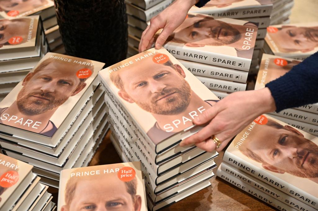 Prince Harry "Spare" book.