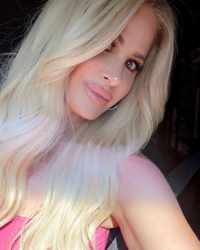 Kim Zolciak in a selfie.