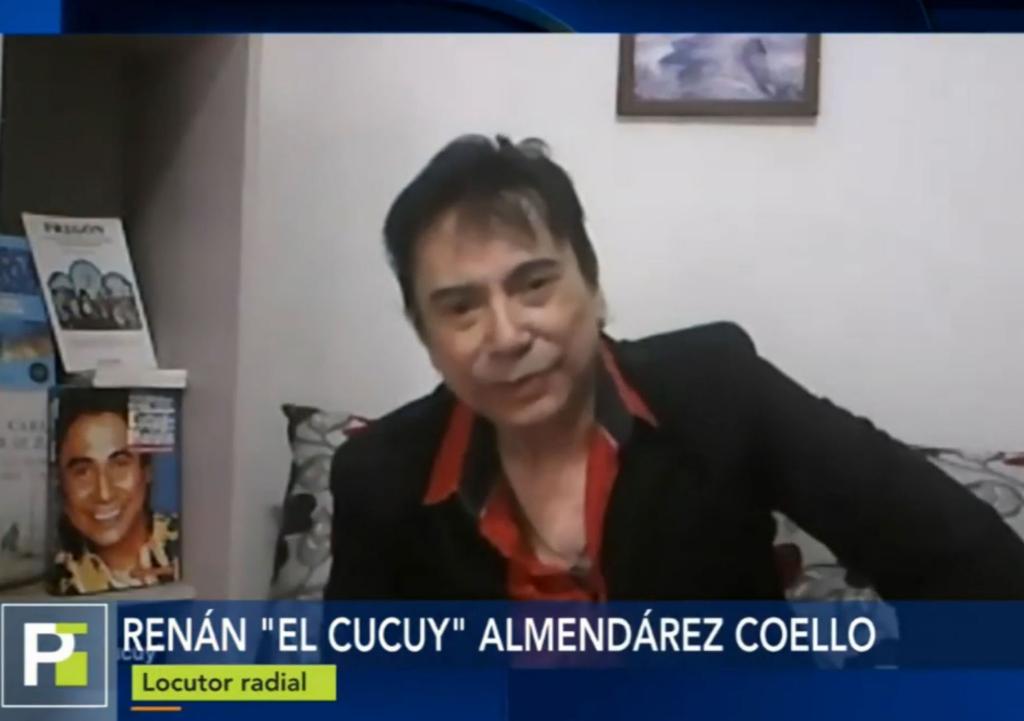 Renán Almendárez Coello during an interview.