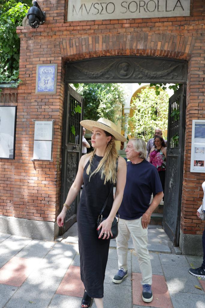 Amber Heard in Spain.