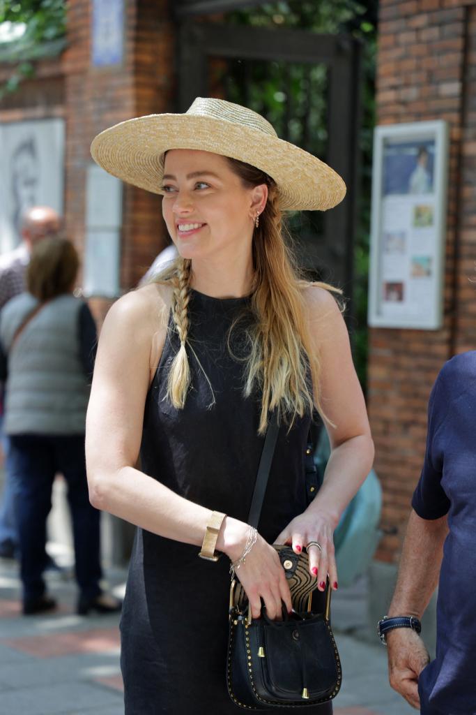 Amber Heard in Spain.