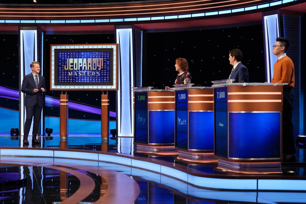 ken jennings and contestants on "Jeopardy!"