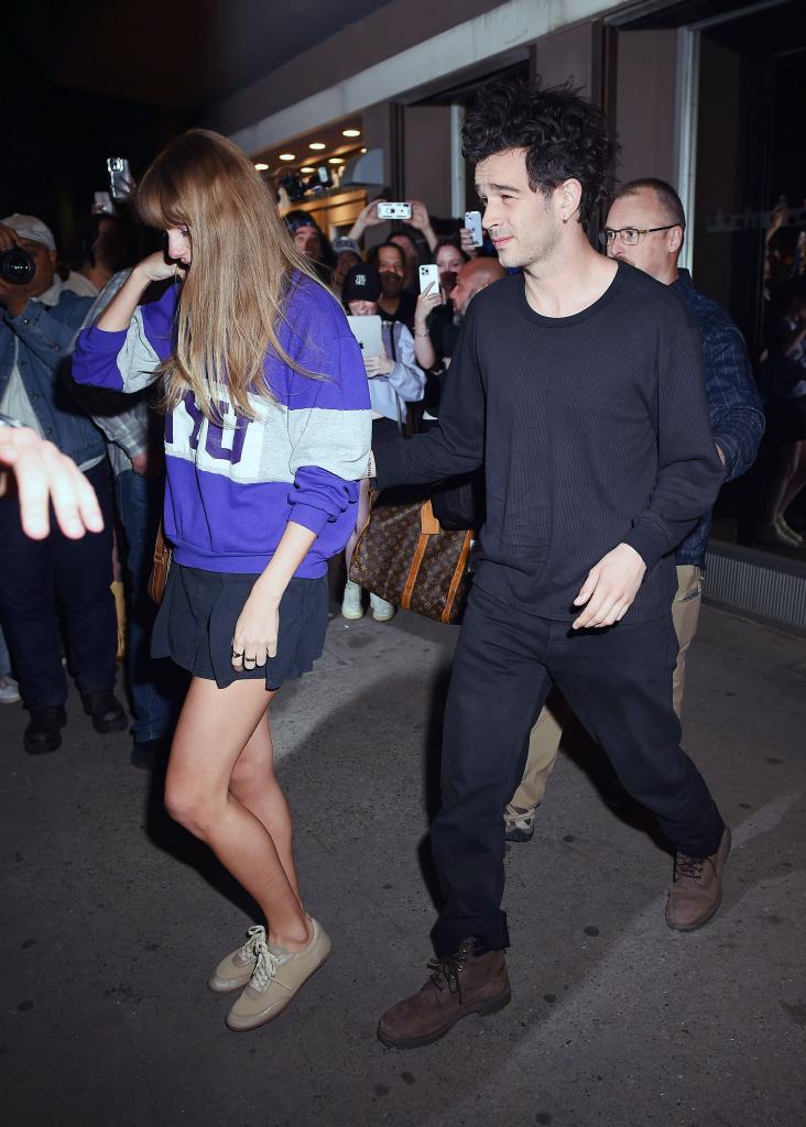 Taylor Swift and Matty Healy in NYC.