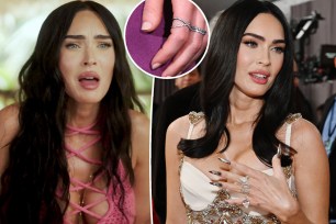 Photos of Megan Fox's thumbs