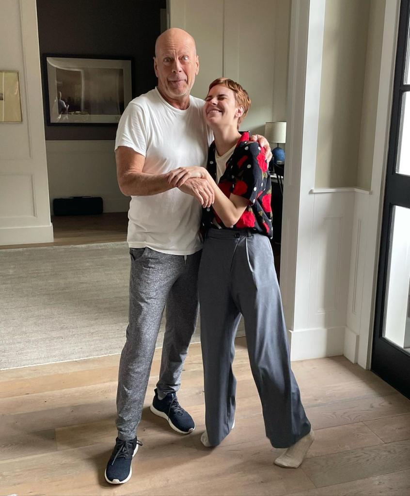 Tallulah and Bruce Willis. 