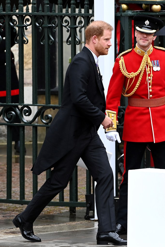 prince harry at coronation