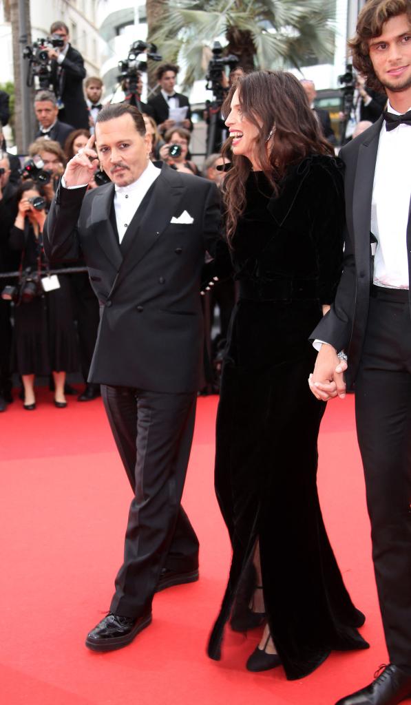 Johnny Depp at the 2023 Cannes Film Festival. 