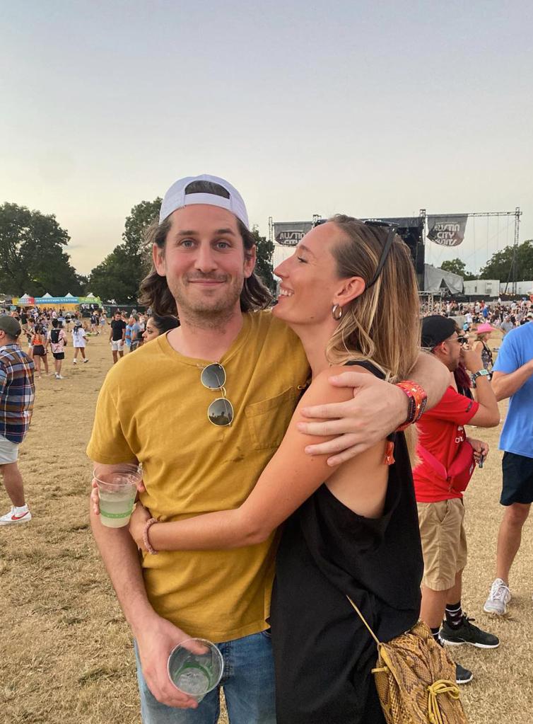 Ros Stewart's son Liam poses with girlfriend Nicole