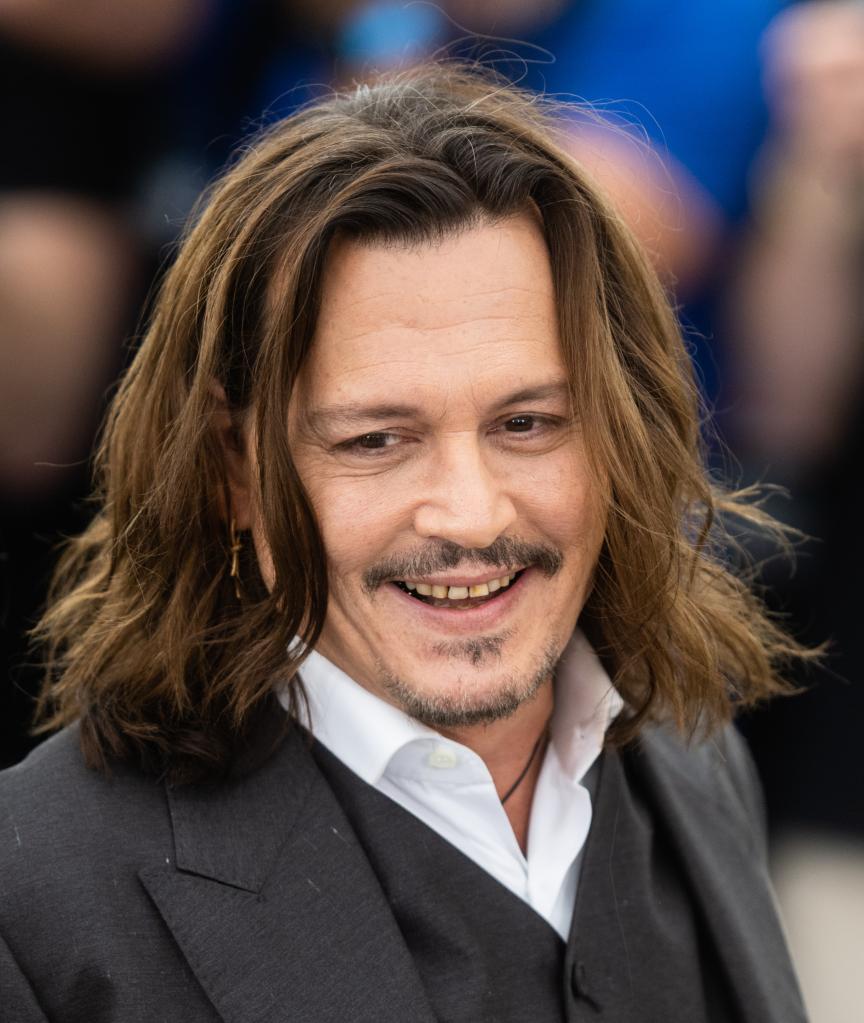 Johnny Depp a the 2023 Cannes Film Festival. 
