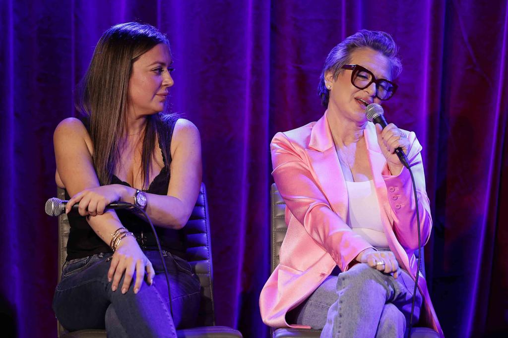 Caroline Manzo and Lauren Manzo at Page Six's "Virtual Reali-tea Live."