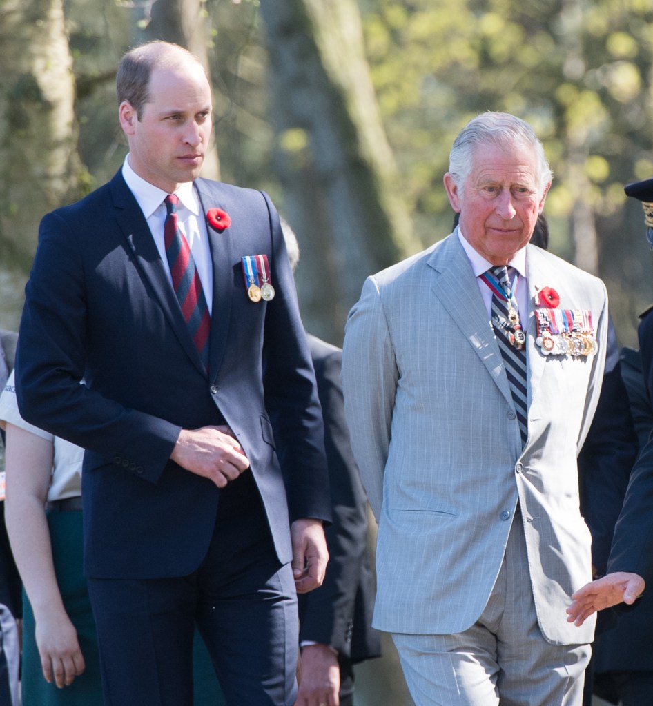 Prince William and King Charles III. 