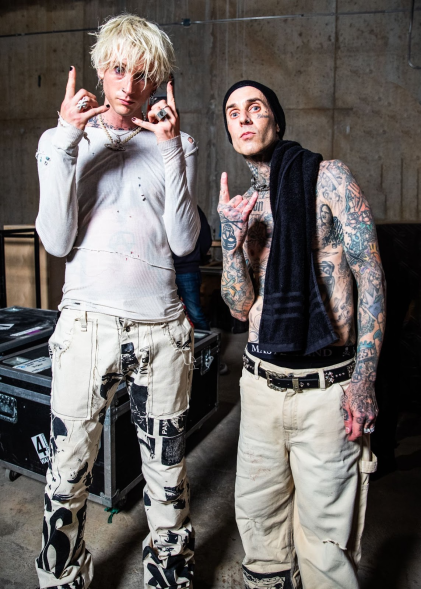 travis barker and machine gun kelly