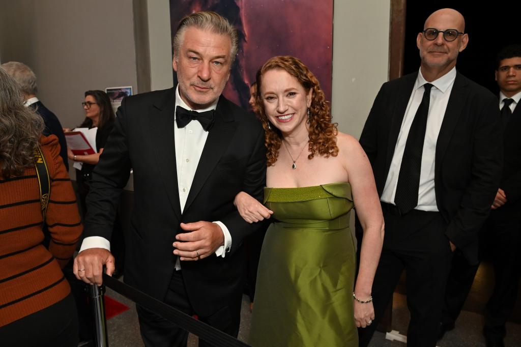 Alec Baldwin and Suzanne Nossel attend the 2023 PEN America Literary Gala