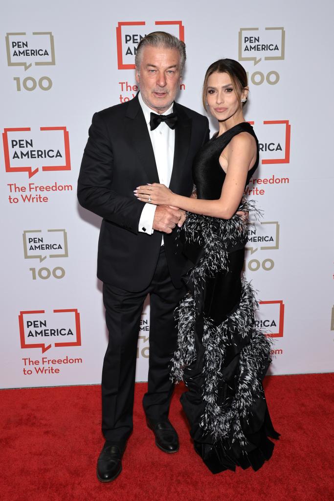 Alec Baldwin and Hilaria Baldwin on the red carpet