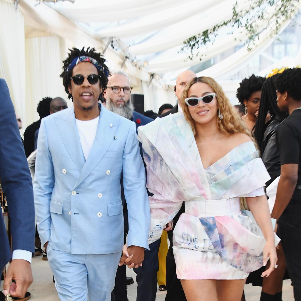 Jay-Z and Beyoncé at the 2019 Roc Nation Brunch.