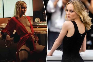 Lily Rose Depp in "The Idol" split with her at the Cannes Film Festival.