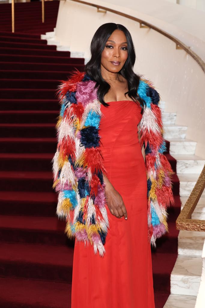 Angela Bassett in red.