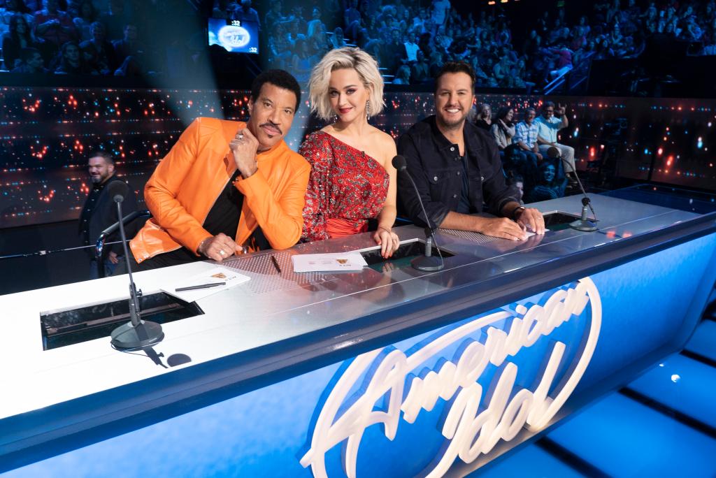 Lionel Richie, Katy Perry and Luke Bryan on "American Idol"