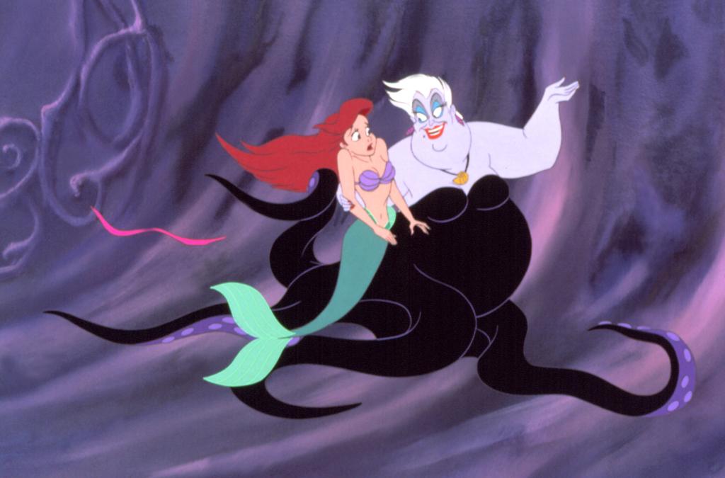 A still from the 1989 "Little Mermaid" film.