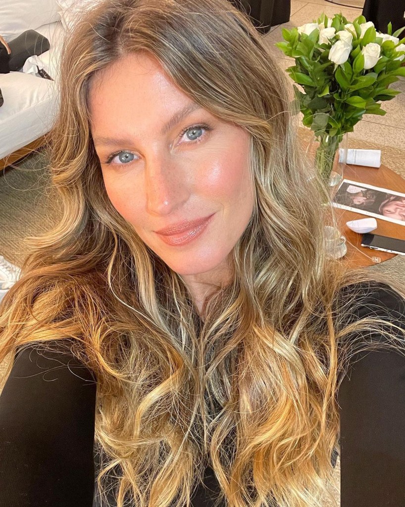 Gisele Bündchen in a selfie.