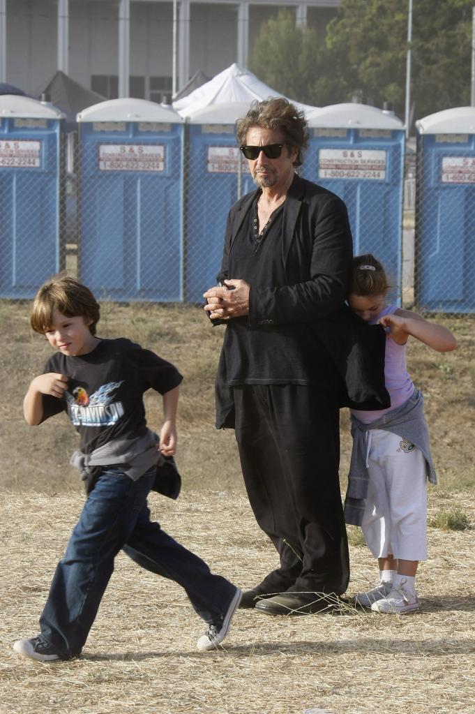 Al Pacino with his kids.