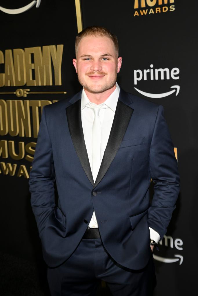 Zach Bryan at the 58th Academy of Country Music Awards