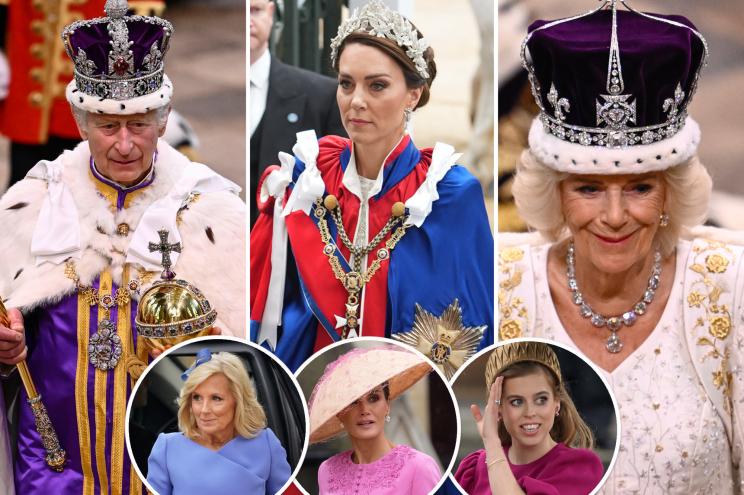 King Charles, Kate Middleton, Queen Camilla, Jill Biden, Queen Letizia, Princess Beatrice