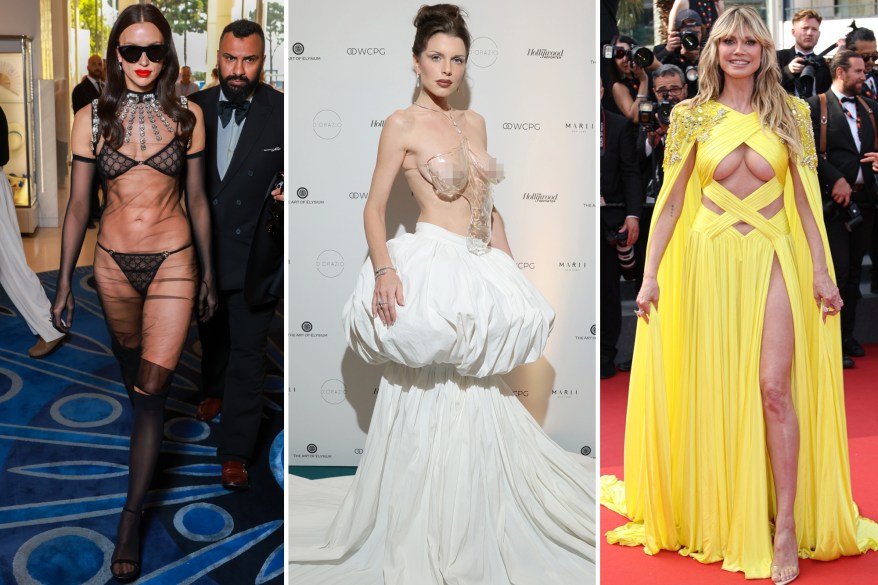 Cleavage at Cannes: Breast-baring looks dominate at this year's film festival