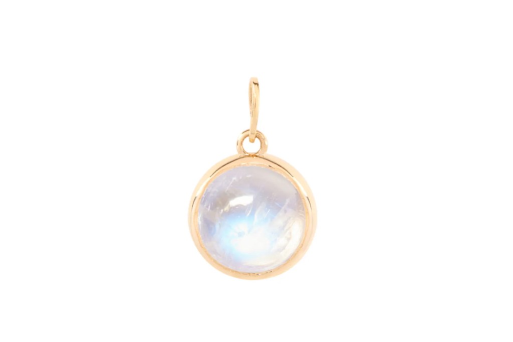 A moonstone charm