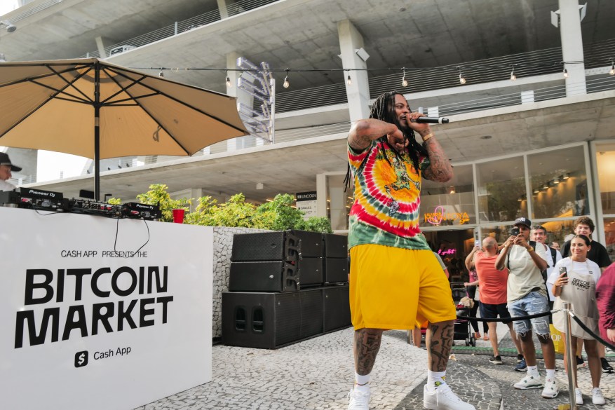 “The Cash App Bitcoin Market” in Miami Beach, FL on Saturday, May 20, 2023