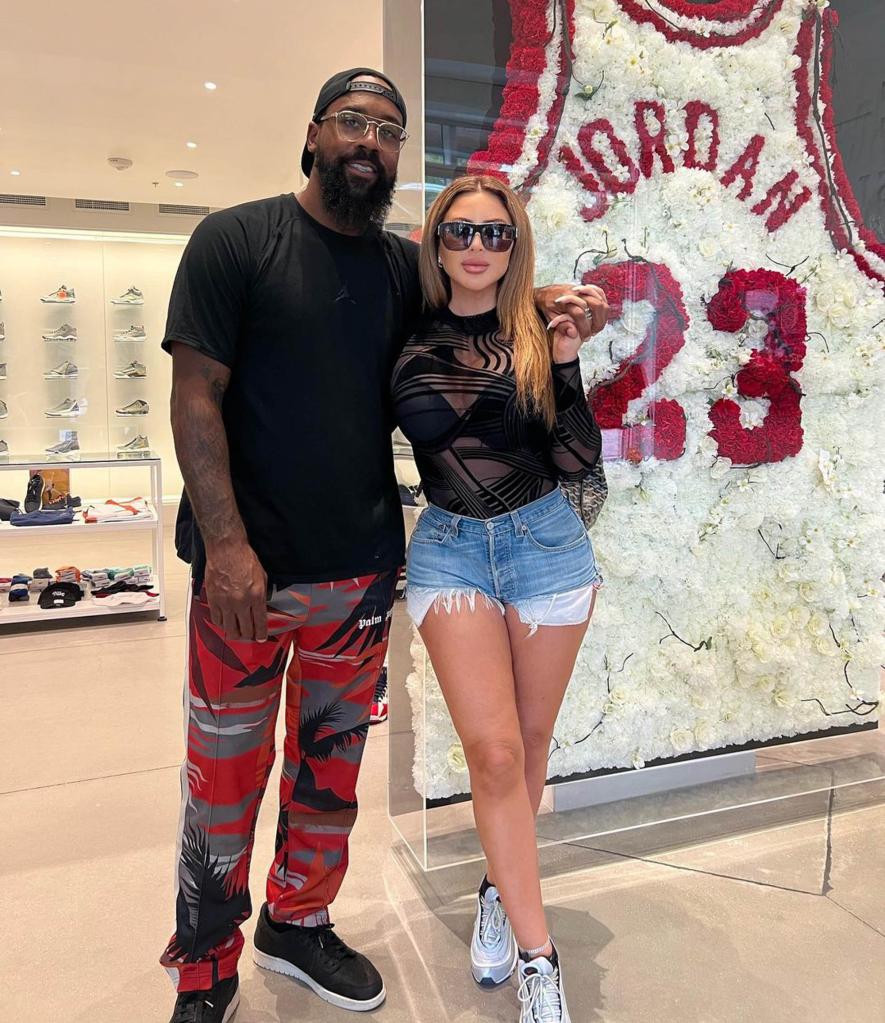 Marcus Jordan and Larsa Pippen