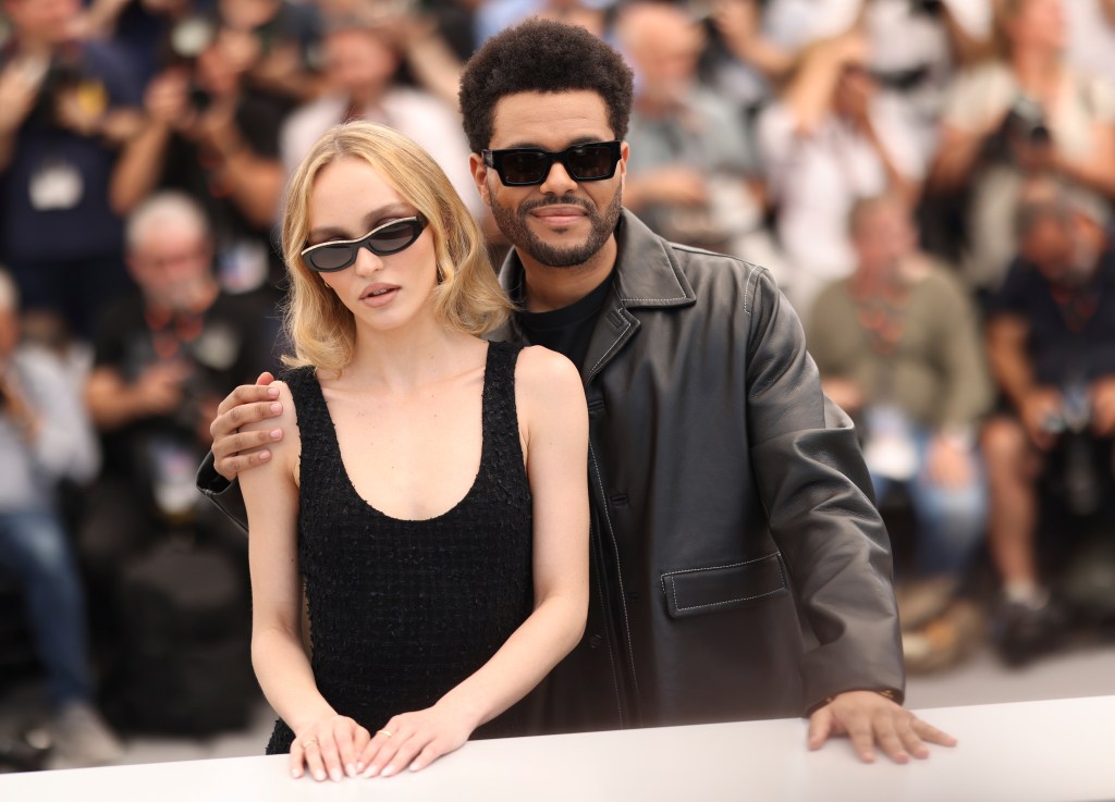 Lily-Rose Depp and The Weeknd at Cannes Film Festival. 