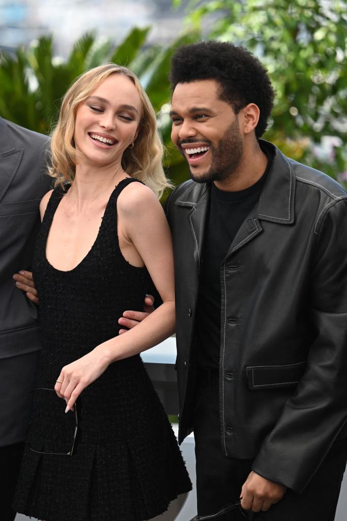 Lily-Rose Depp and The Weeknd. 