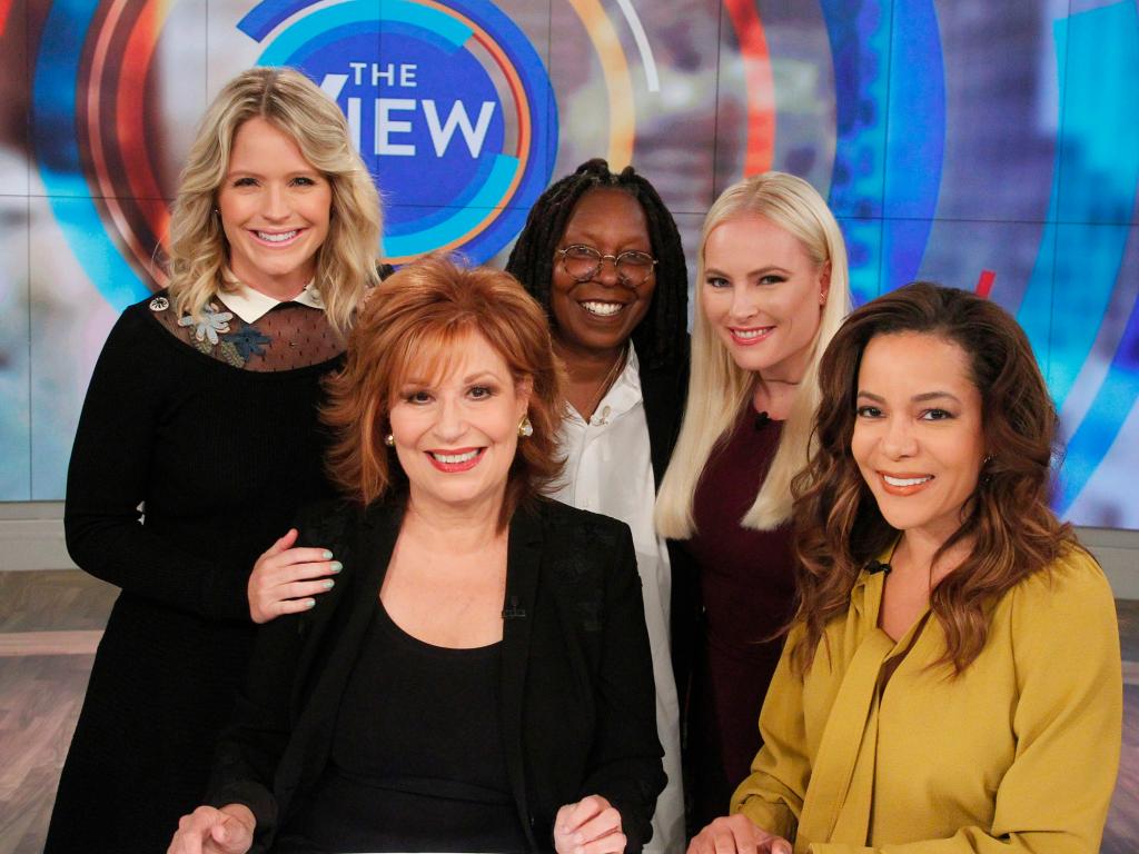 The hosts of "The View" in 2017.