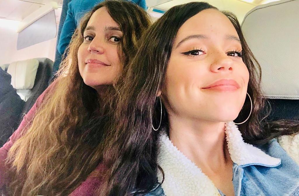 A selfie of Jenna Ortega and her mom, Natalie.