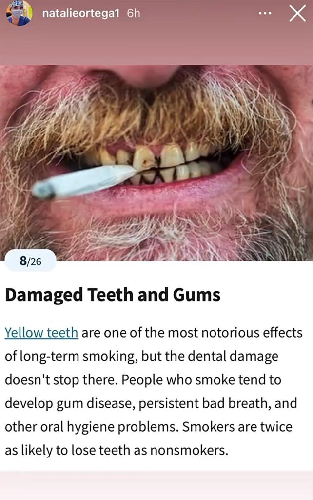 A screenshot about oral cancer.
