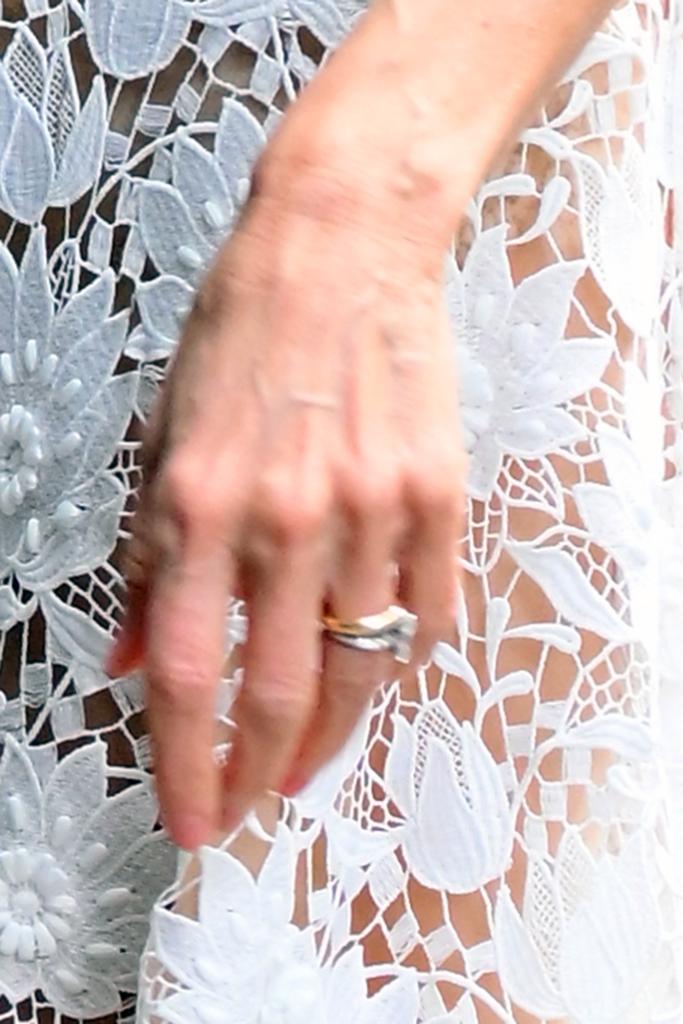 A close-up of Naomi Watts' ring.