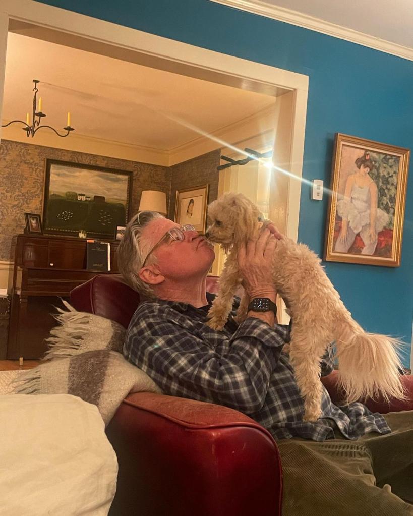 Treat Williams and his dog