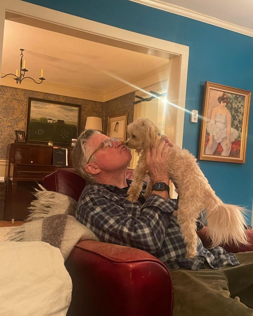 Treat Williams and his dog