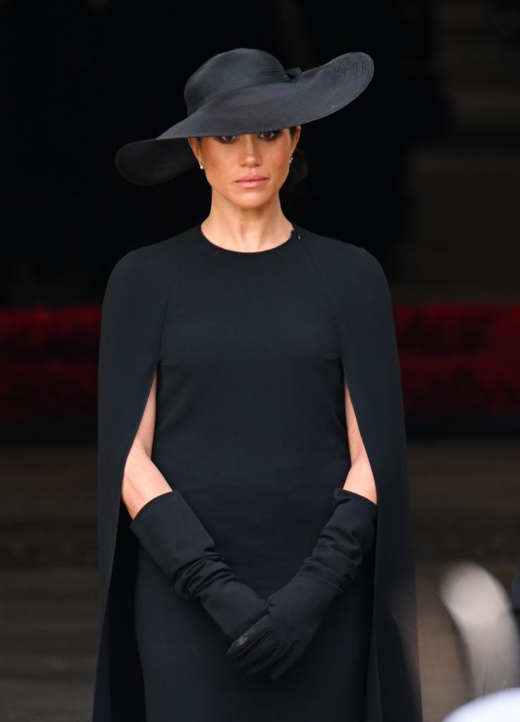 Meghan Markle at the queen's funeral