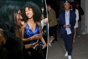 Aoki Lee Simmons and Russell Simmons