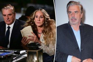 Sarah Jessica Parker and Chris Noth in "And Just Like That" split with Chris Noth.