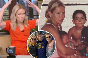 Kelly Ripa, split with Kelly Ripa, Mark Consuelos and their kids