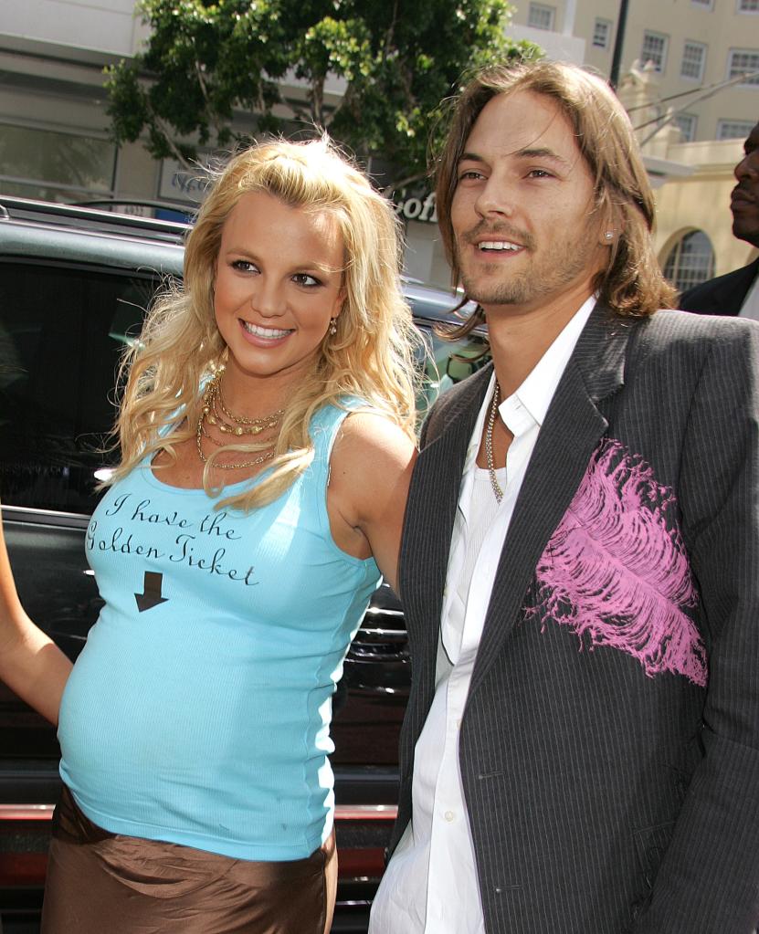 Kevin Federline and Britney Spears in a throwback photo. 
