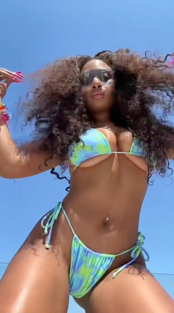 Megan Thee Stallion in bikini